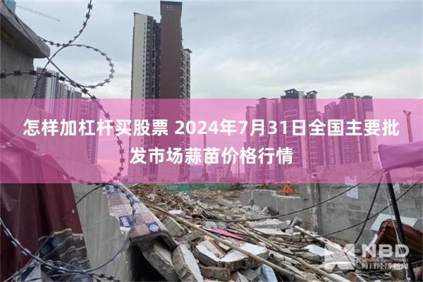 怎样加杠杆买股票 2024年7月31日全国主要批发市场蒜苗价格行情