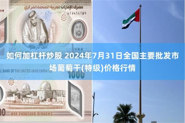 如何加杠杆炒股 2024年7月31日全国主要批发市场葡萄干(特级)价格行情