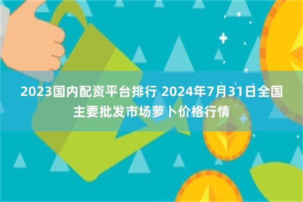 2023国内配资平台排行 2024年7月31日全国主要批发市场萝卜价格行情