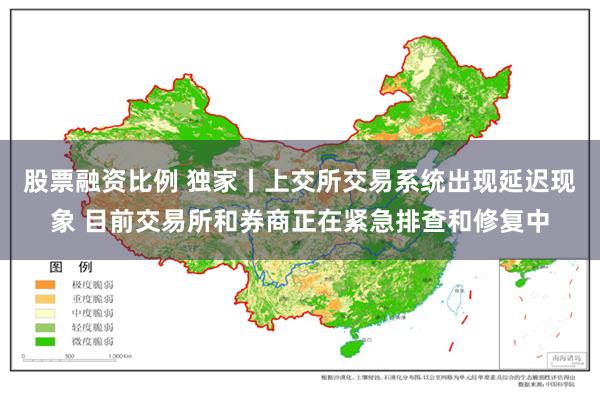 股票融资比例 独家丨上交所交易系统出现延迟现象 目前交易所和券商正在紧急排查和修复中